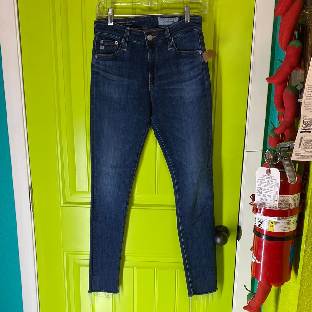 AG Adriano Goldschmied Dark Blue Skinny Jeans